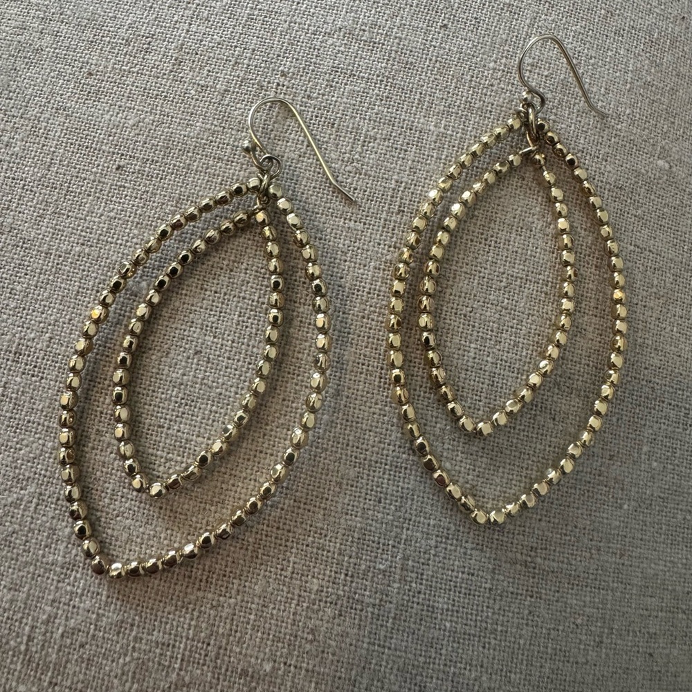 Gold Layered Loop Earrings